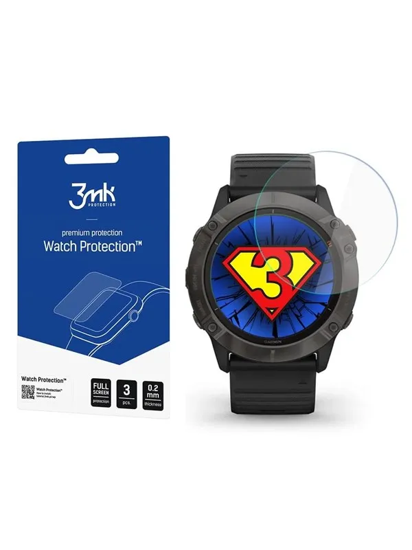 3mk Garmin Fenix 6X Pro -  Watch Protection™ v. FlexibleGlass Lite