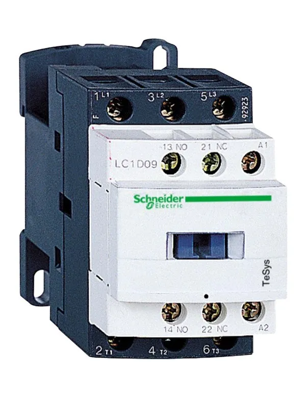 Schneider Electric Tesys d contactor lc1d09bl 3p(3 no) - ac-3 - 440 v 9 a - 24 v dc bobina