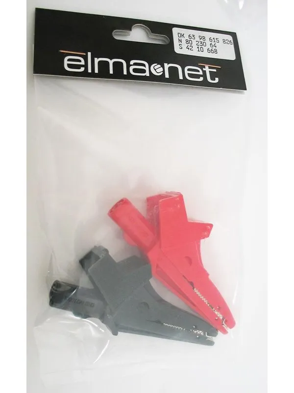 Elma Instruments Safety crocodile clip 5004