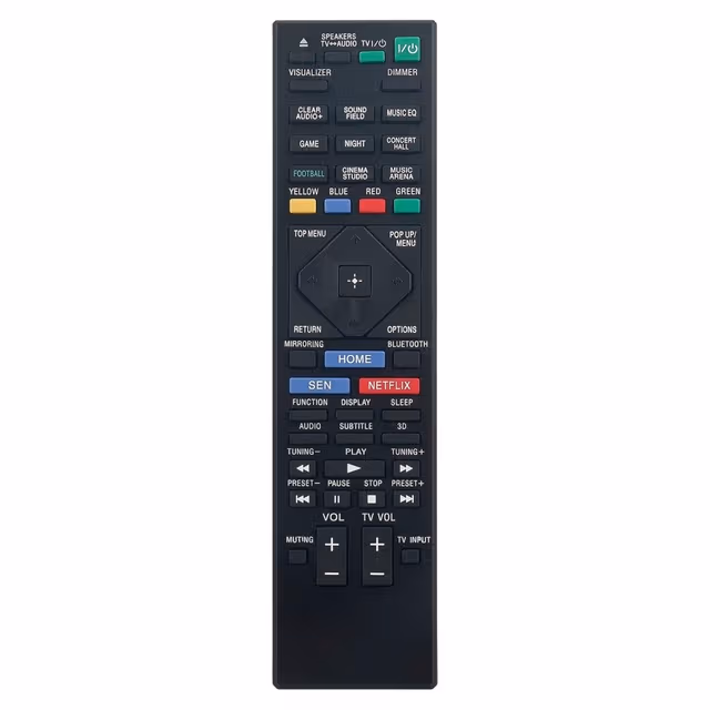Fjernkontrollerstatning for RM-ADP118 for Sony hjemmekinospiller