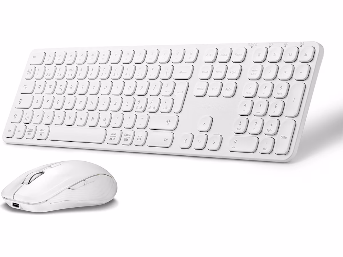Andersson WSK-M3000 Tastatur og mus (hvit)