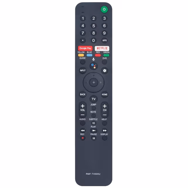 Erstatning av TV - fjernkontroll RMF - TX500U for Sony TV (støtter ikke stemmefunksjon)