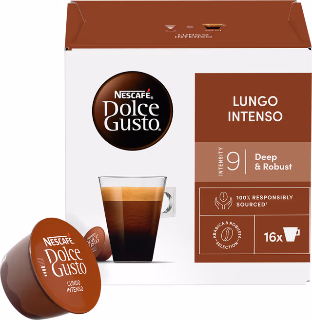 NESCAFÉ Dolce Gusto Lungo Intenso kaffekapsler (16-pk)