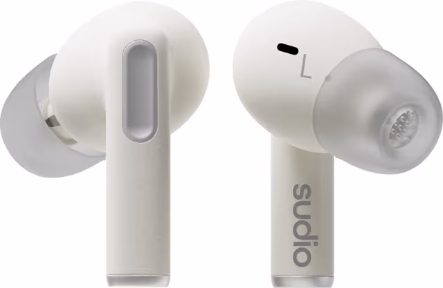 Sudio D1 Pro helt trådløse in-ear ørepropper (hvit)