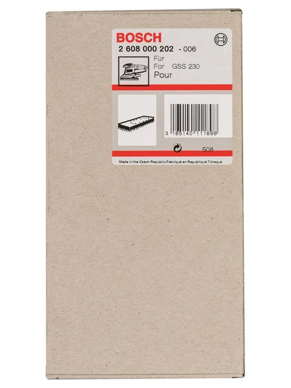 Bosch Slipesåle 185 x 93 mm
