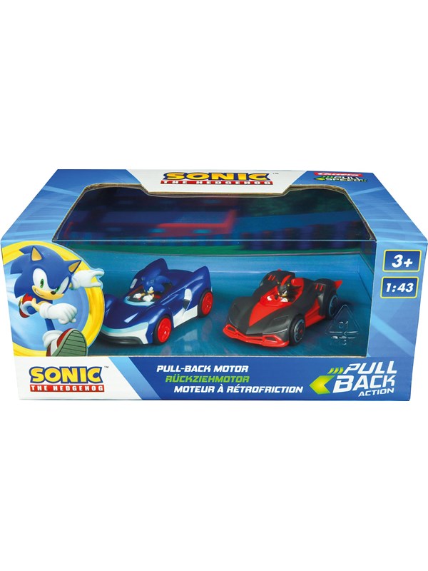 Carrera - Pull Back Auto Team Sonic Racing - Sonic vs. Shadow Twin Pack