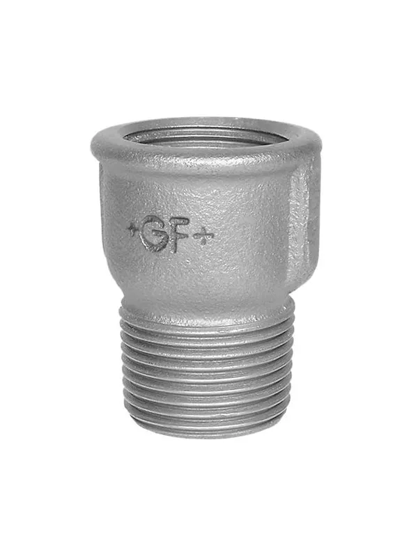 +GF+ extension piece black 1/2''