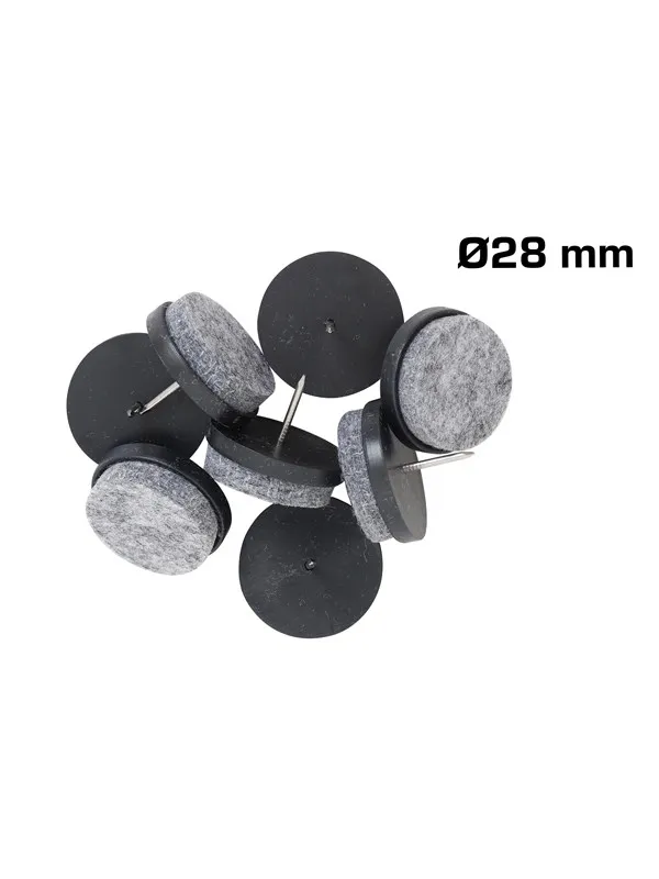 Home>it slip stitch with felt Ø28 mm x 8 pcs black