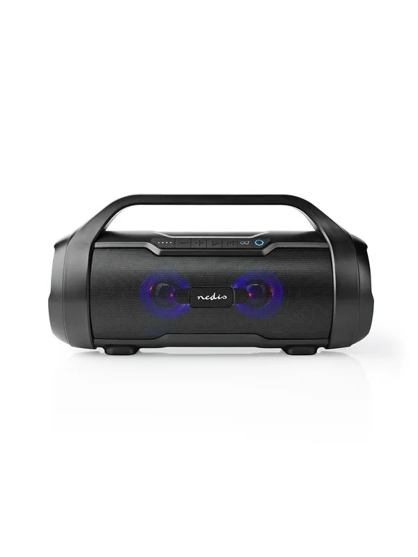 Nedis Party-boombox | 9 timers spilletid | Bluetooth® | - MP3-spiller