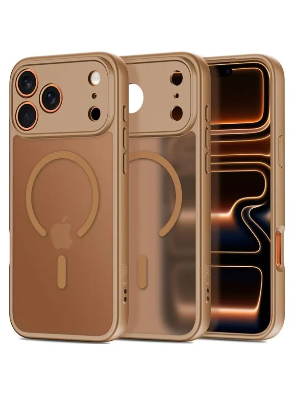 Tech-Protect  BasicMag MagSafe Case for iPhone 17 Pro Max - Brown