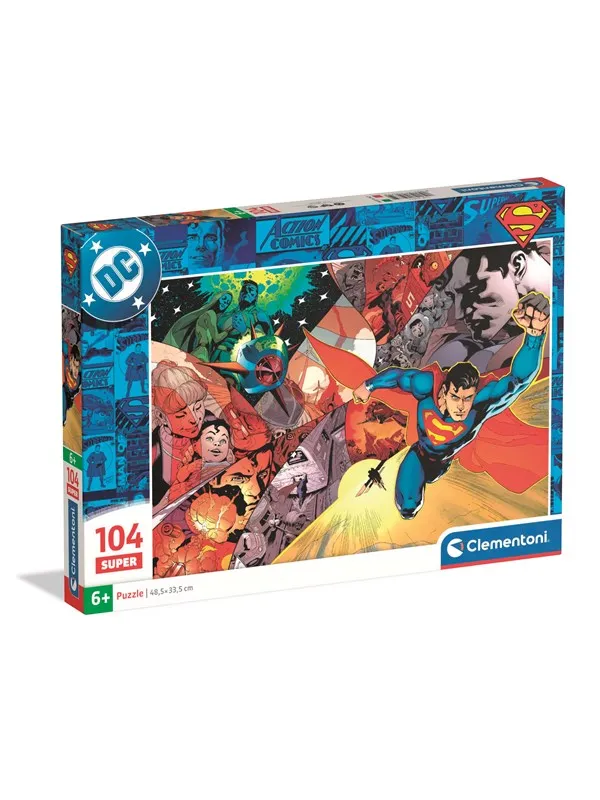 Clementoni Puzzle Super Superman 2025 104 pieces Gulv