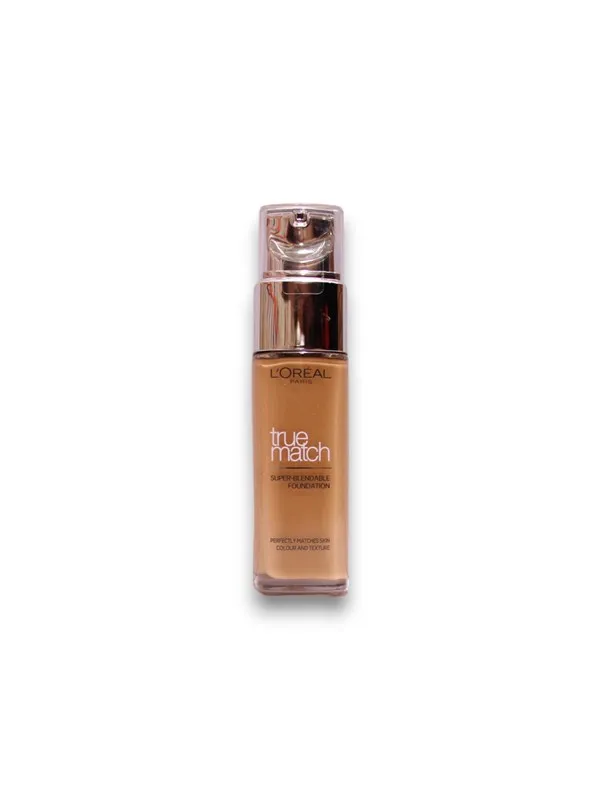L`Oreal Paris True Match, Hyaluronic Acid, Natural Finish, Liquid Foundation, 6.N, Honey, SPF 17, 30 ml