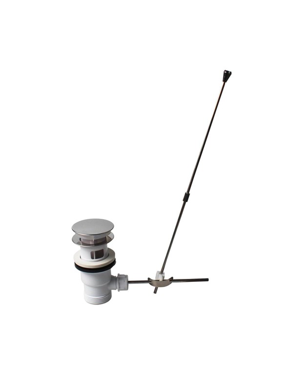Unite bottom valve lift-up 114 chrome