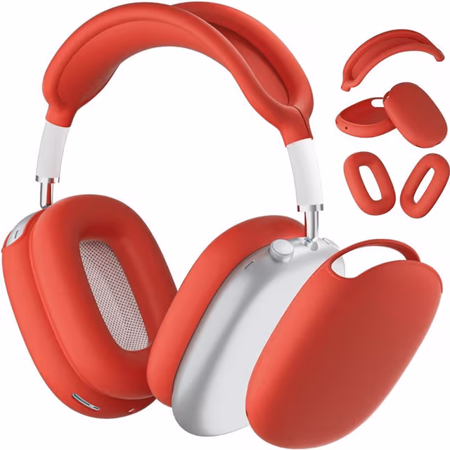 Silikondeksel til AirPods Max hodetelefoner - Red