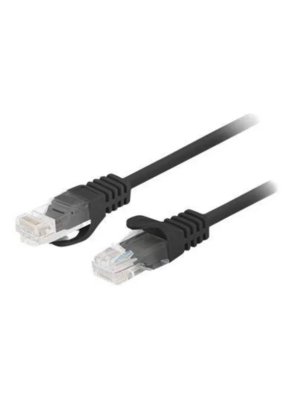 Lanberg patch cable - 2 m - black RAL 9004 - Svart - 2m