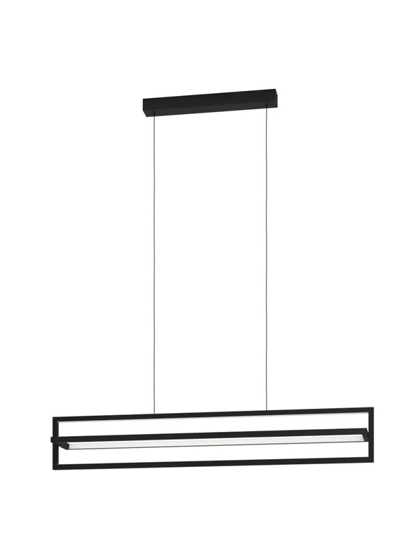 EGLO SIBERIA long table pendant lamp LED 3000-6500K black