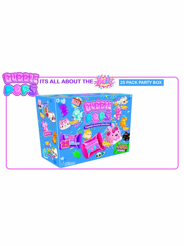 Trend Toys Bubble Pops Party Box 25-pakning