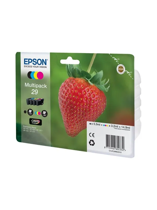 Epson 29 Multipack (Black Yellow Cyan Magenta) Ink