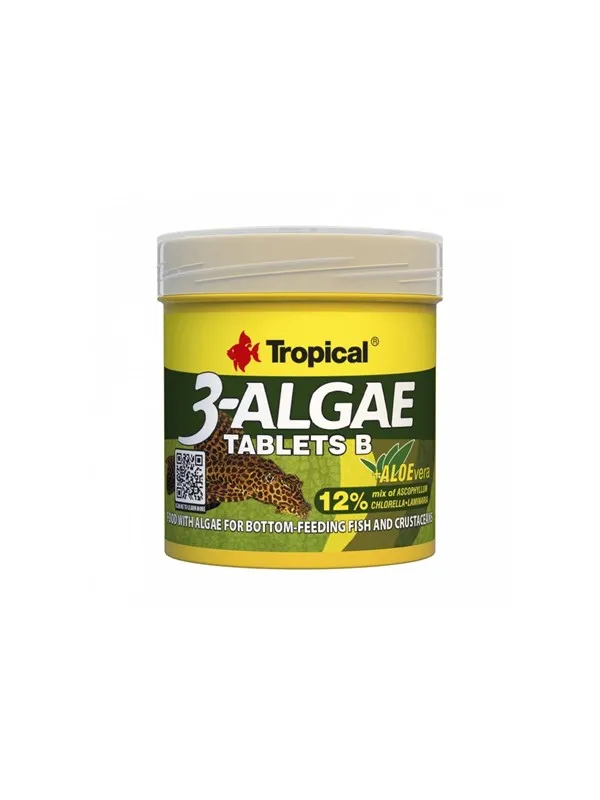 Tropical 3-Algae Tablets B 50 ml. / 36 g. ca. 200 stk.