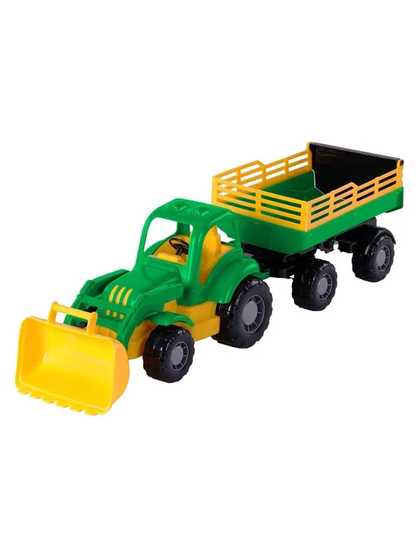 Cavallino Toys - Classic Tractor with Tipper Trailer 66cm