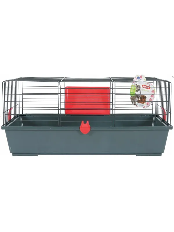 Zolux Classic 80 grey/red - cage for rodents