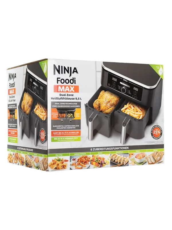 Ninja Foodi MAX Dual Zone AF400EU - black