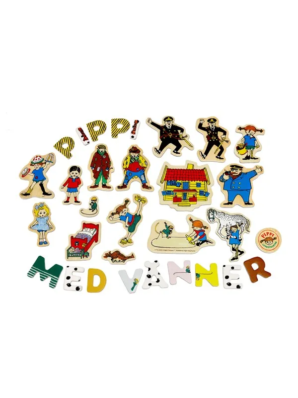 Pippi magnetic letters