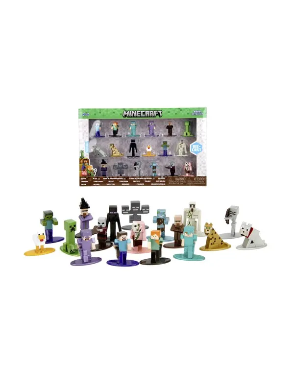 Jada Toys - Minecraft Multi-Pack Nanofigs Wave 12