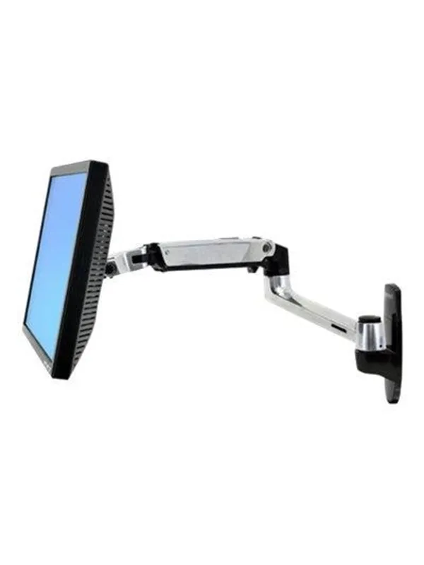 Ergotron LX Wall Monitor Arm - Polished Aluminum