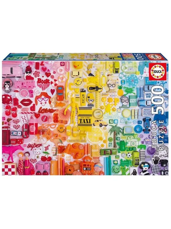 Educa 500 Colorful Collage