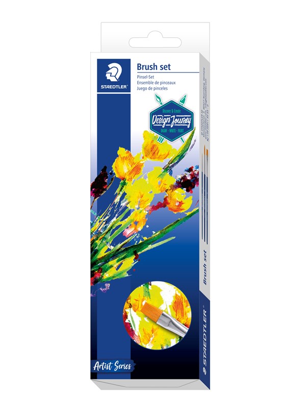 Staedtler Brush set 3pc on blistercard