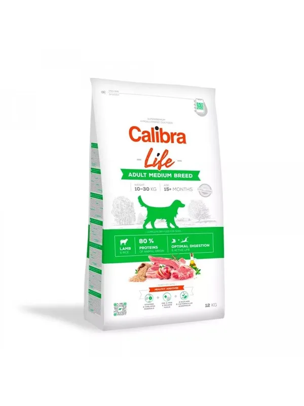 Calibra Life Adult Medium Breed Lamb - dry dog food - 12kg