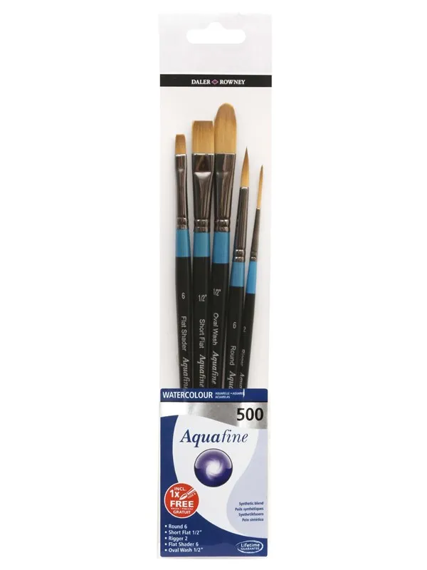 Daler-Rowney Aquafine Wallet 500 5 pcs