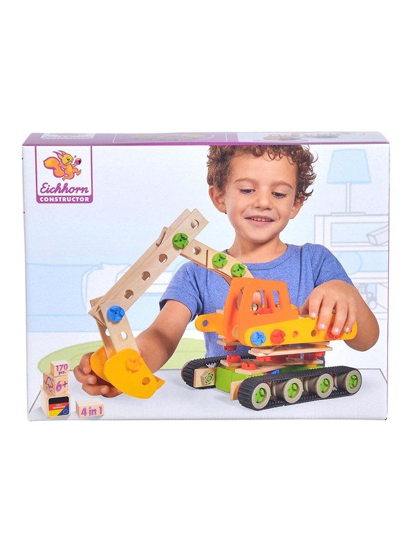 Eichhorn Constructor Work Vehicles 4in1 170pcs.