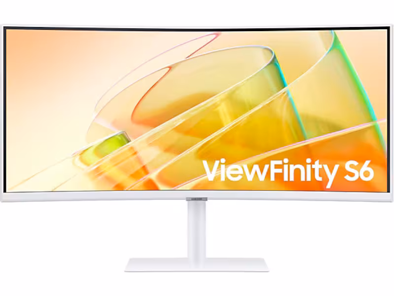 Samsung 34" Curved skjerm S34C650 (hvit)