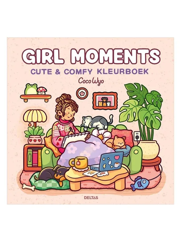 Deltas Girl Moments Cute & comfy kleurboek Coco Wyo