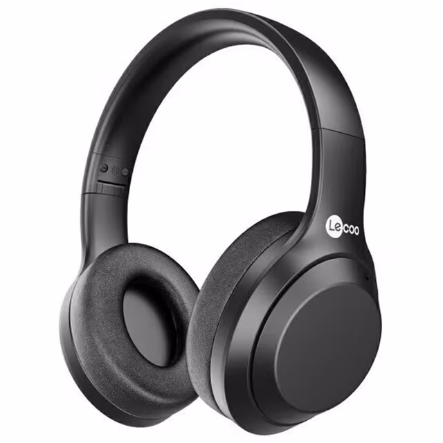 LENOVO Trådløse Over-Ear Hodetelefoner Sammenleggbare Gaming Music Bluetooth Headset - Svart