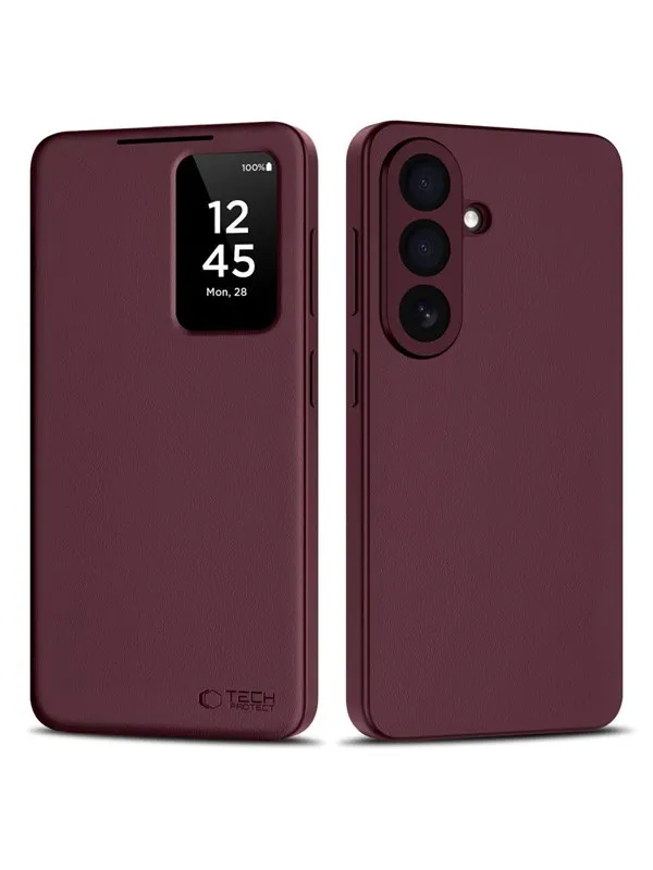 Tech-Protect  Smart Wallet Case for Samsung Galaxy A57 5G - Burgundy
