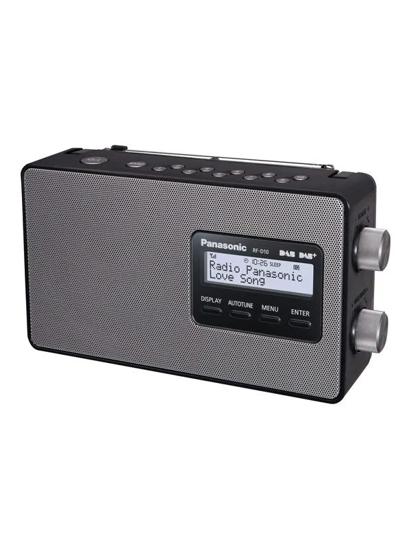 Panasonic RF-D10EG-K - DAB/DAB+/FM - Mono - Svart