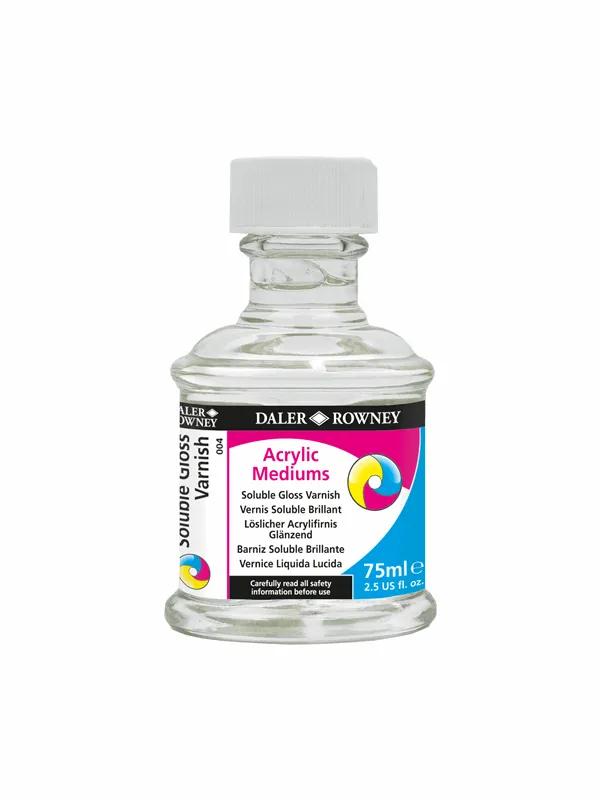 Daler-Rowney System3 Soluble Varnish 75 ml Gloss