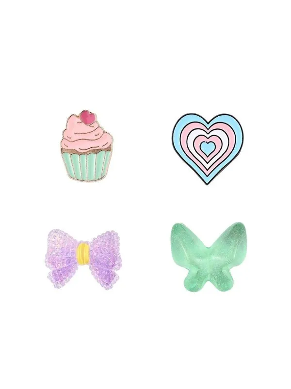 ONSALA Charms Pimp Your Phone Metal and Plastic 4pcs