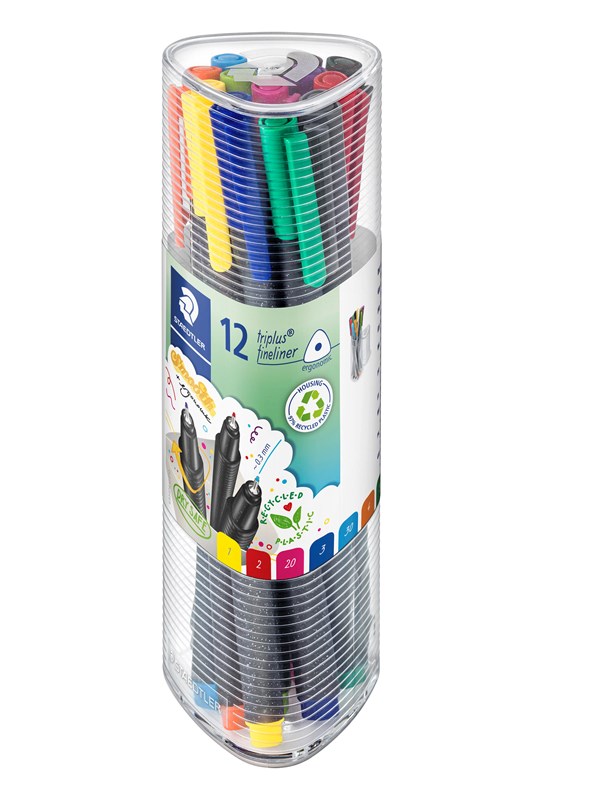 Staedtler Fineliner triplus 12pcs.tub