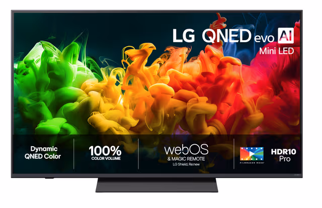 LG 65" QNED 80 evo 4K Mini LED TV (2026)