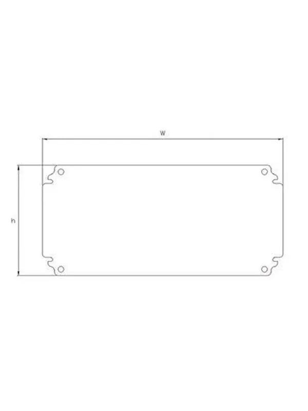 ELDON Mounting plate 300x400