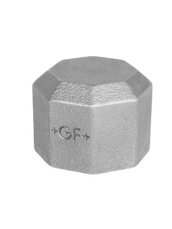 +GF+ Cap black 1/2"