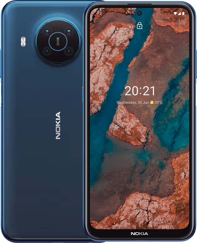 Nokia X20 5G smarttelefon 8/128GB (nordic blue)