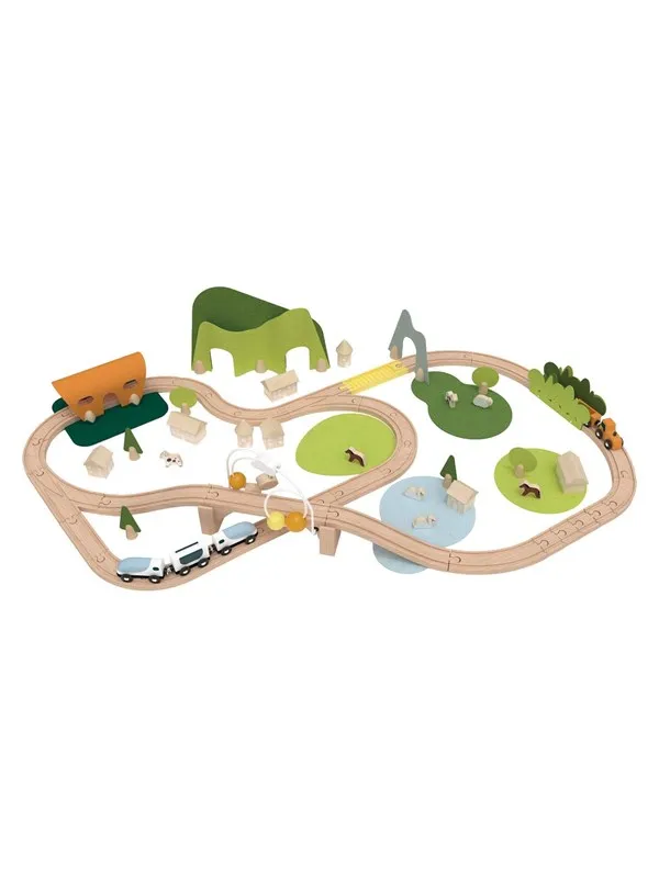 Classic World Train Set Nature - 100pcs.