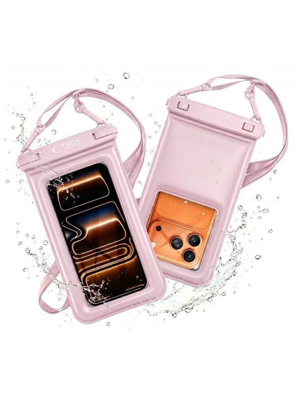 Tech-Protect  UWC7 6.9" Waterproof Case - Pink
