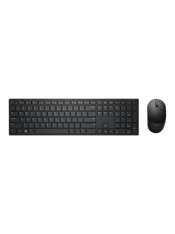 Dell Pro Wireless Keyboard and Mouse / 580-AJRC (US International) - Tastatur & Mussett - Universal - Svart