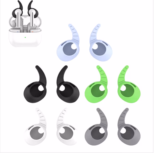 Silikonørepropper med vingetipp for Kompatibel med Samsung Galaxy Buds3 (5 par)